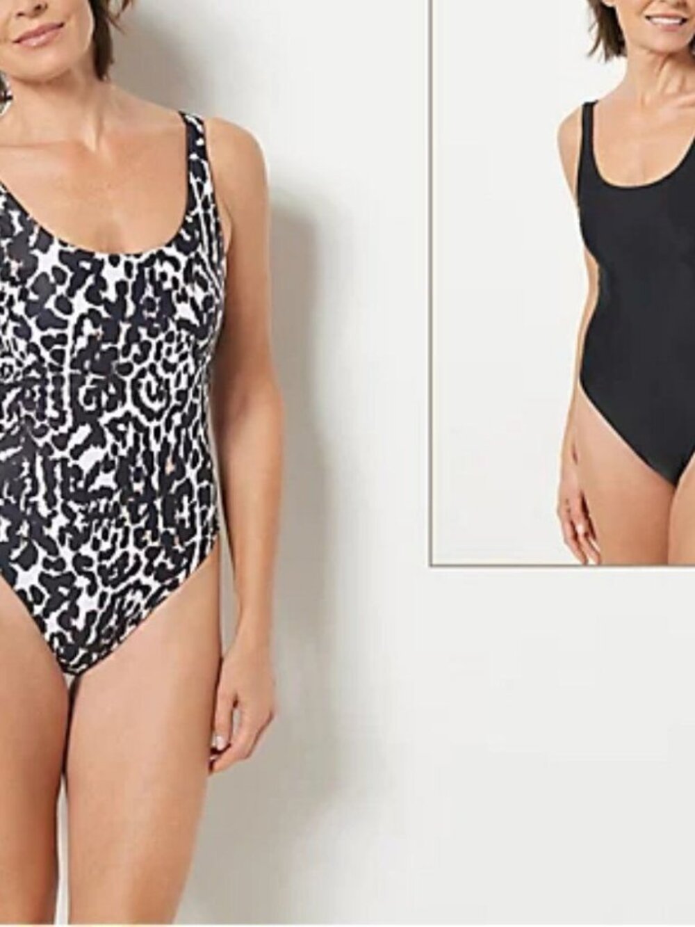 Attitudes by Renee Reversible Bathing Suit
